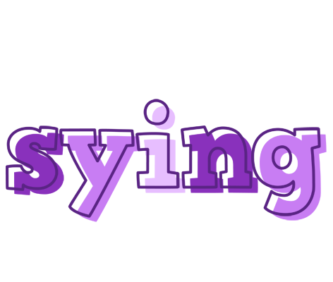 Sying sensual logo