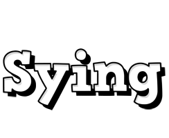 Sying snowing logo