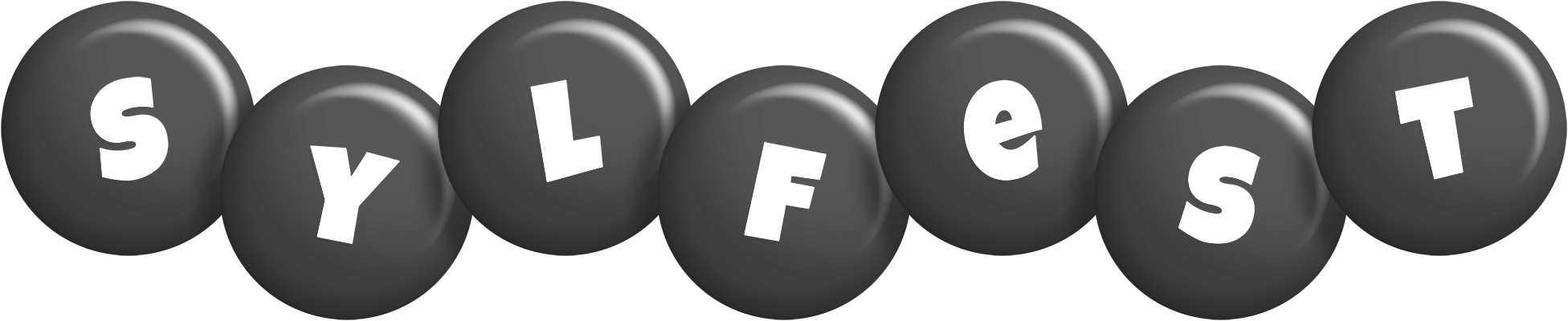 Sylfest candy-black logo