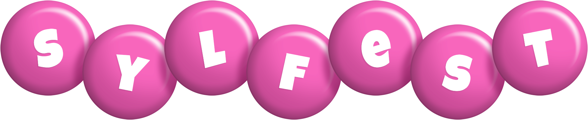 Sylfest candy-pink logo