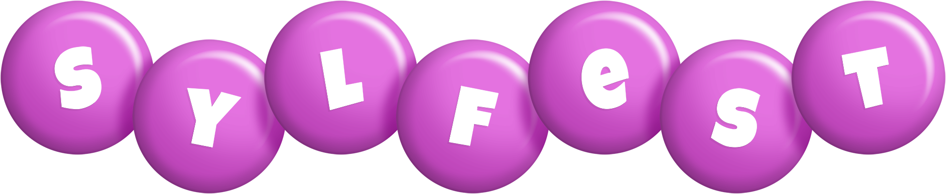 Sylfest candy-purple logo