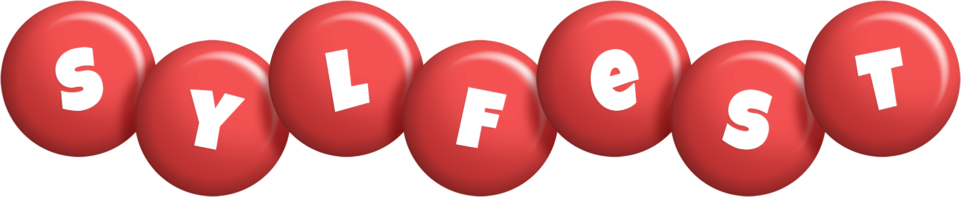 Sylfest candy-red logo