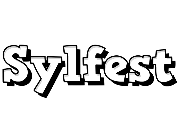Sylfest snowing logo
