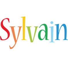 Sylvain birthday logo