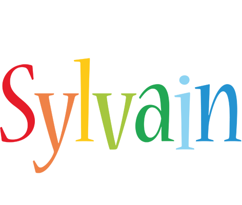 Sylvain birthday logo