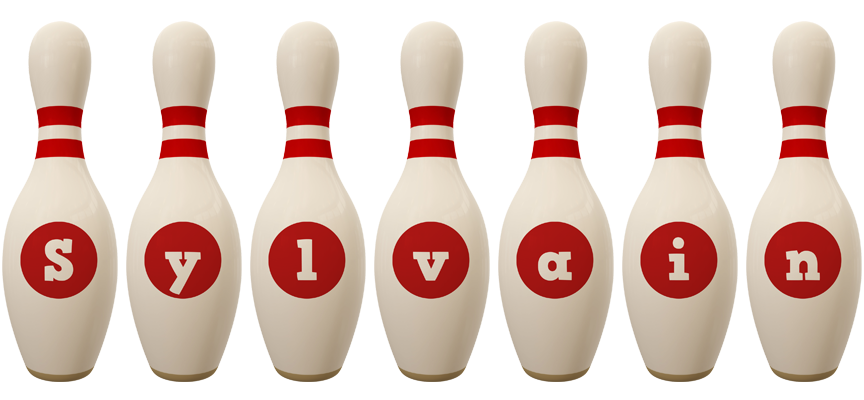Sylvain bowling-pin logo