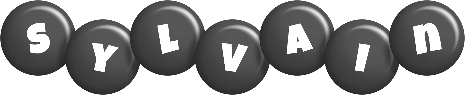 Sylvain candy-black logo
