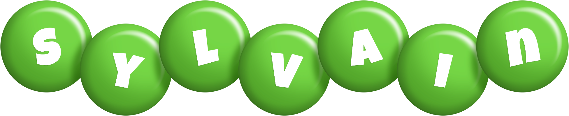 Sylvain candy-green logo