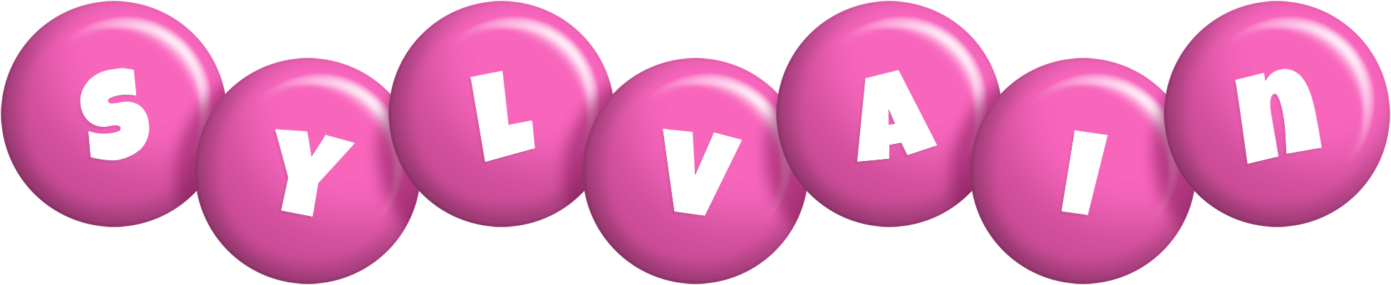 Sylvain candy-pink logo