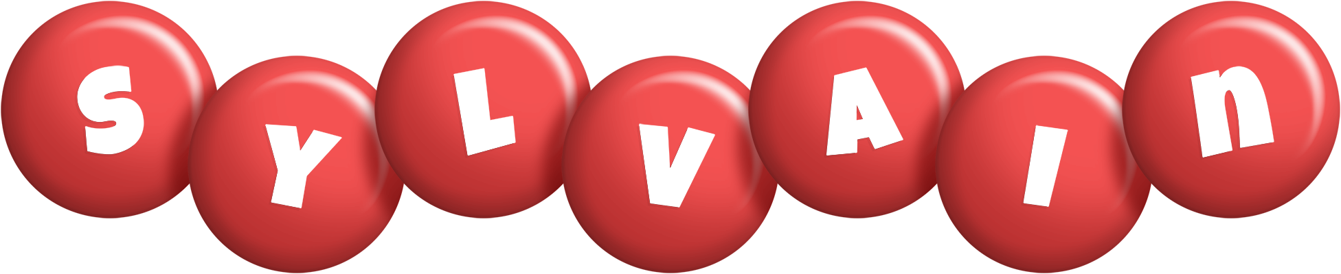 Sylvain candy-red logo