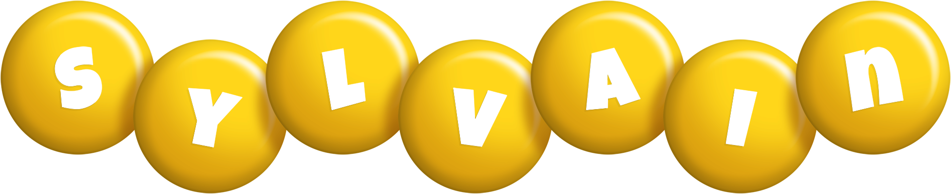 Sylvain candy-yellow logo