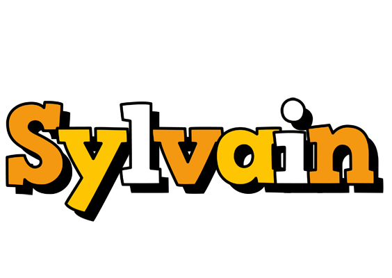 Sylvain cartoon logo