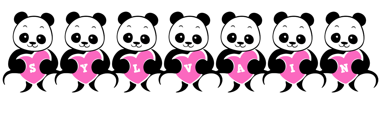 Sylvain love-panda logo