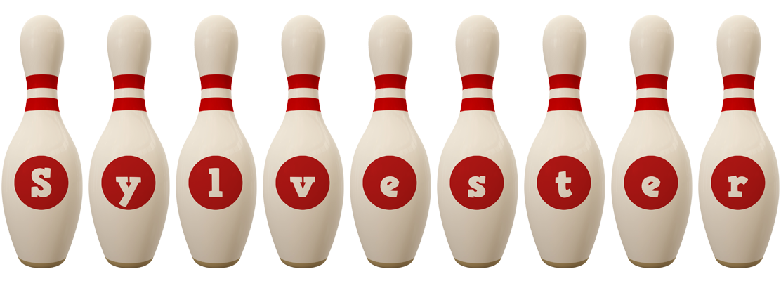 Sylvester bowling-pin logo