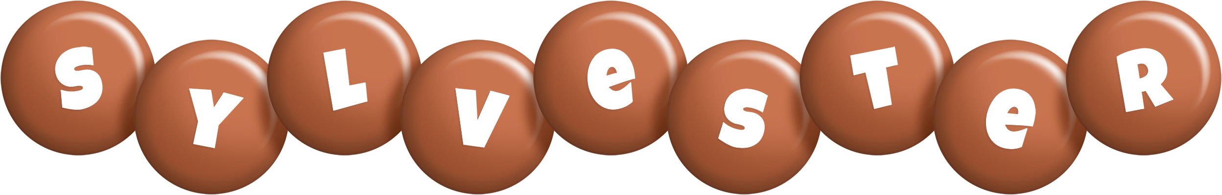 Sylvester candy-brown logo