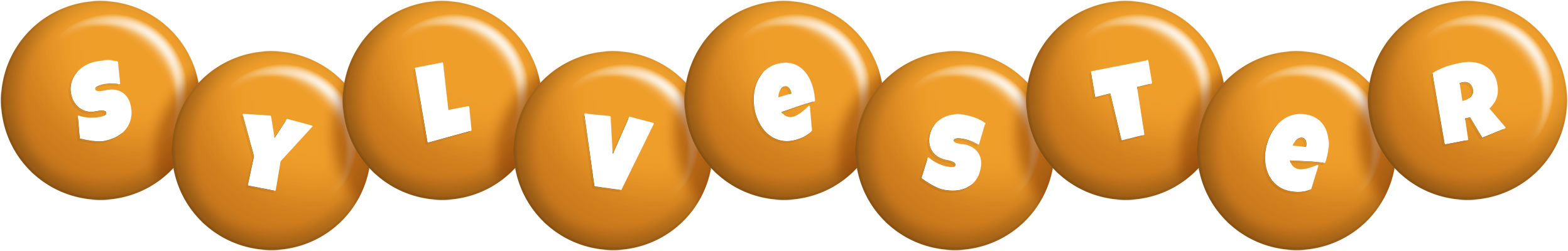 Sylvester candy-orange logo