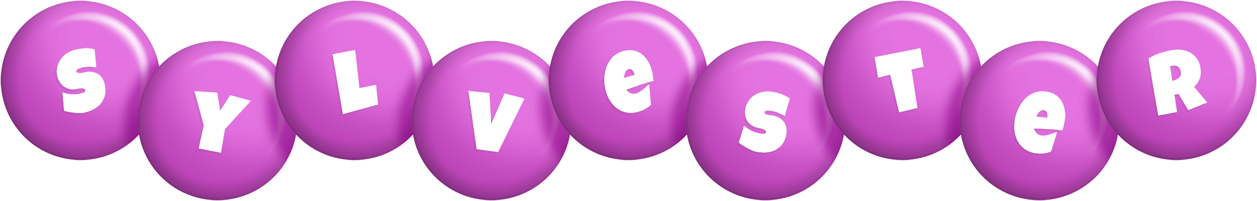 Sylvester candy-purple logo
