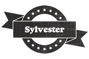 Sylvester grunge logo