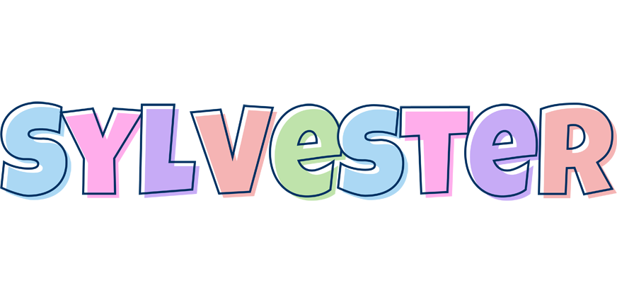 Sylvester pastel logo