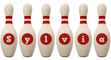 Sylvia bowling-pin logo