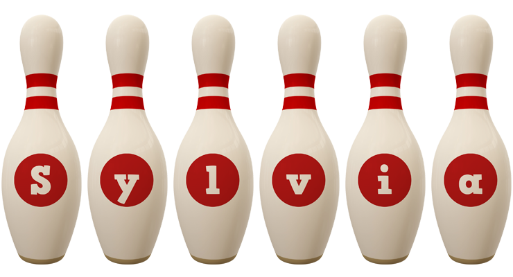 Sylvia bowling-pin logo