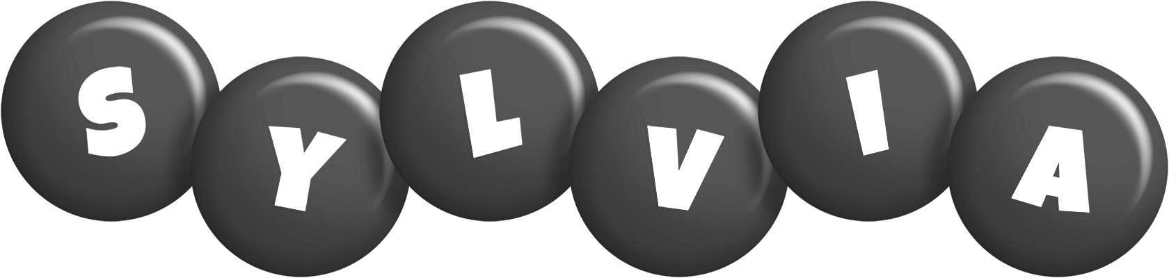 Sylvia candy-black logo