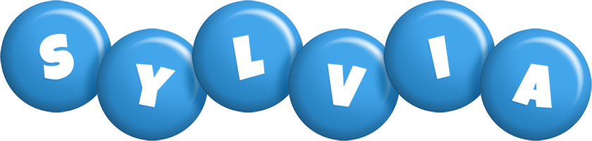 Sylvia candy-blue logo