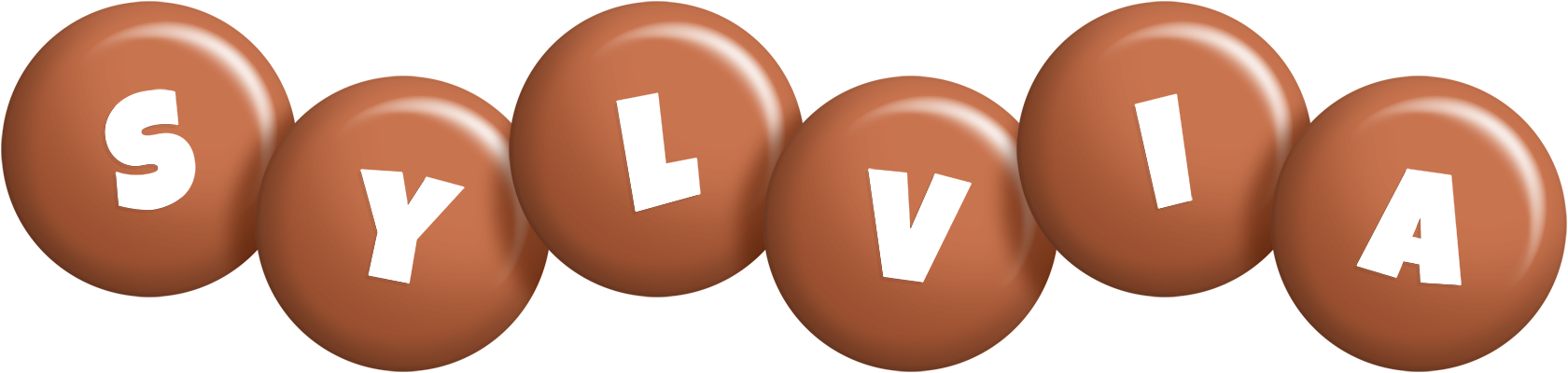 Sylvia candy-brown logo