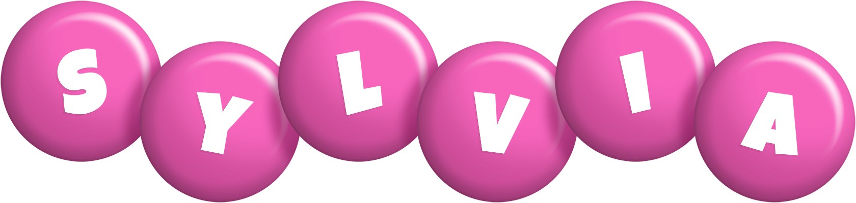 Sylvia candy-pink logo