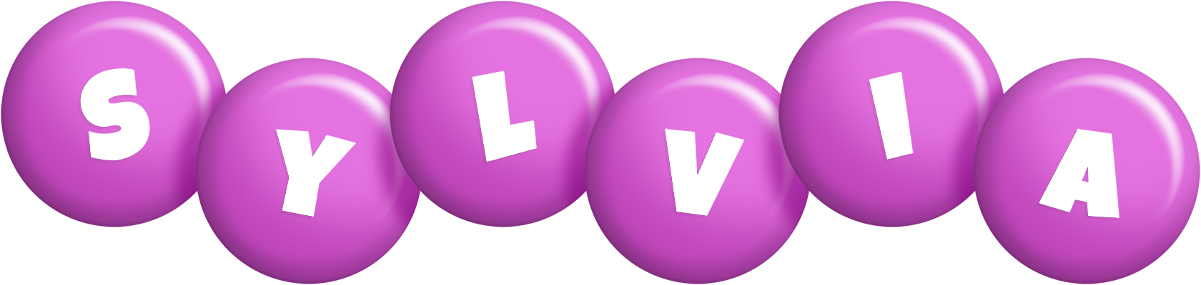 Sylvia candy-purple logo