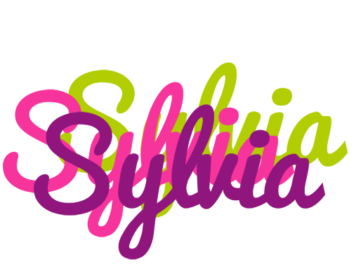 Sylvia flowers logo