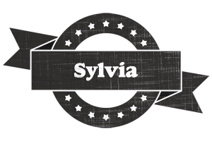 Sylvia grunge logo