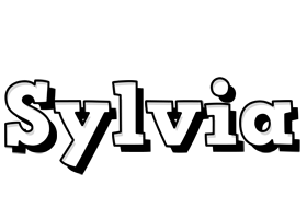Sylvia snowing logo