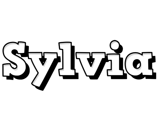 Sylvia snowing logo