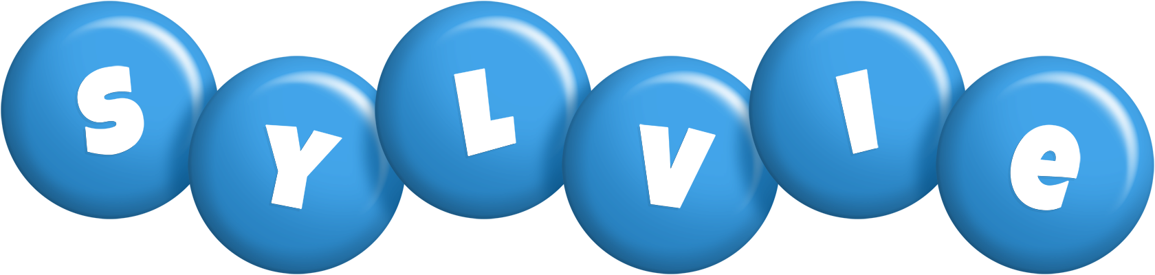 Sylvie candy-blue logo