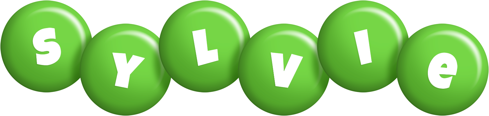 Sylvie candy-green logo