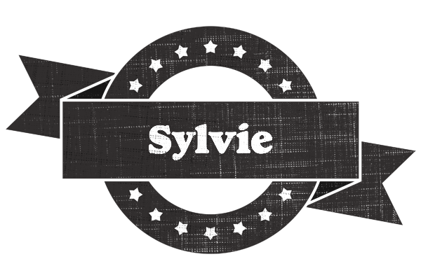 Sylvie grunge logo
