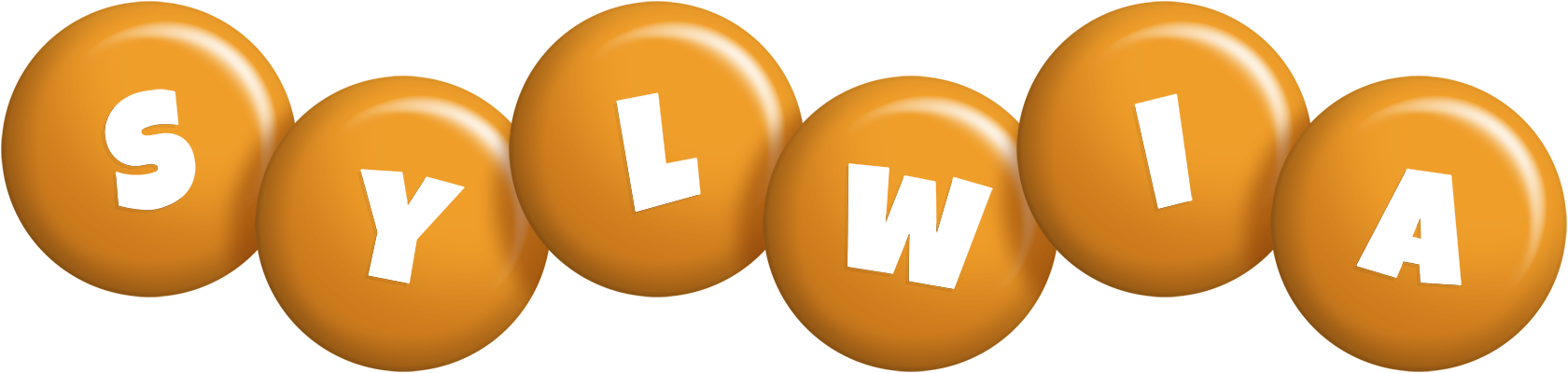 Sylwia candy-orange logo