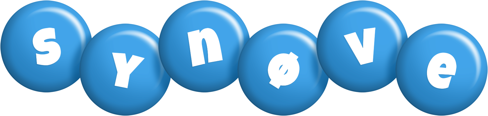 Synøve candy-blue logo