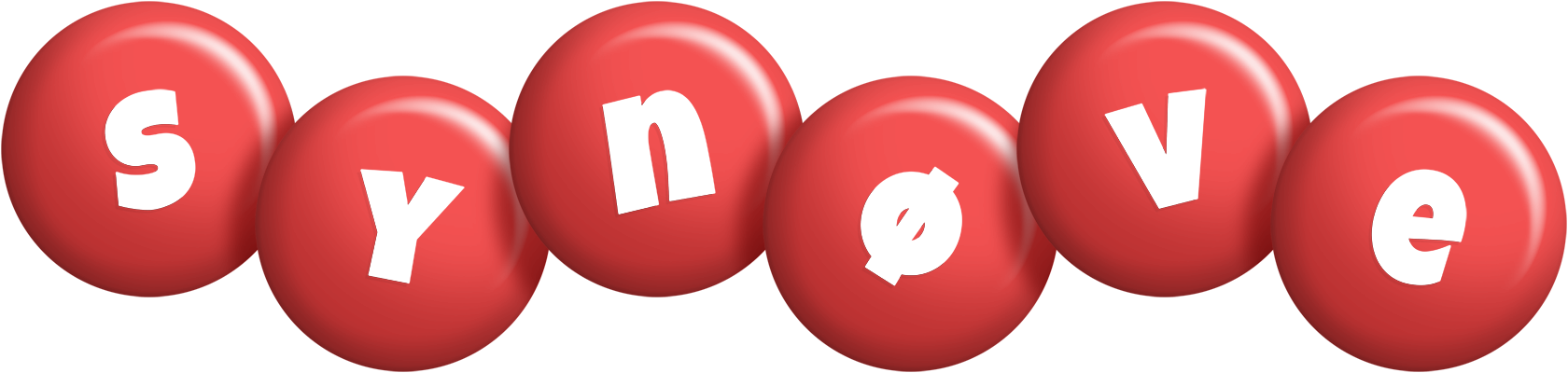 Synøve candy-red logo