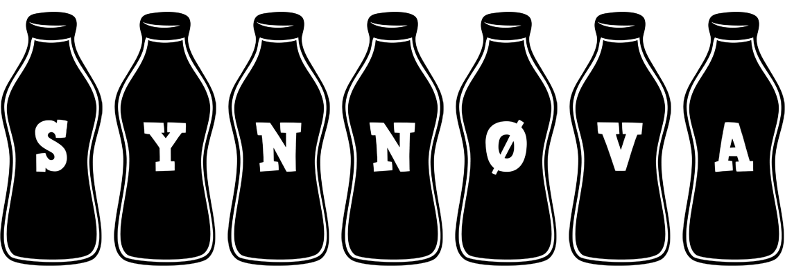 Synnøva bottle logo