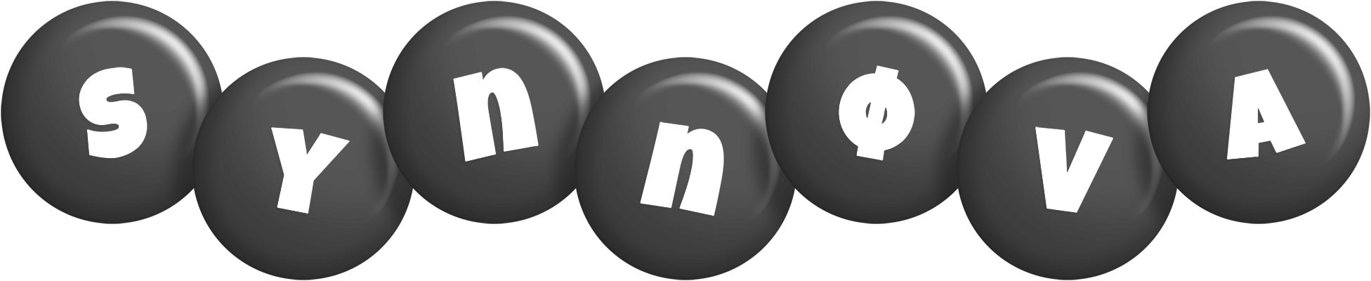 Synnøva candy-black logo