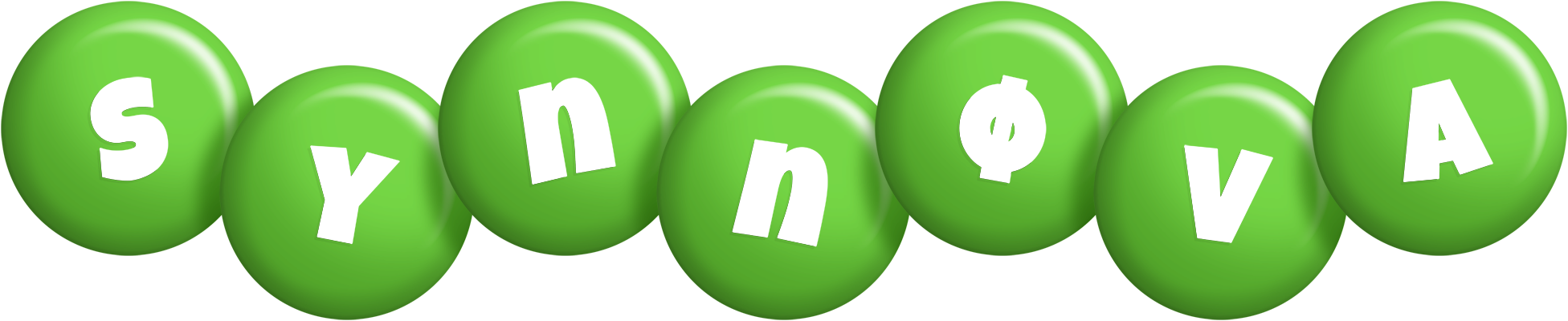 Synnøva candy-green logo