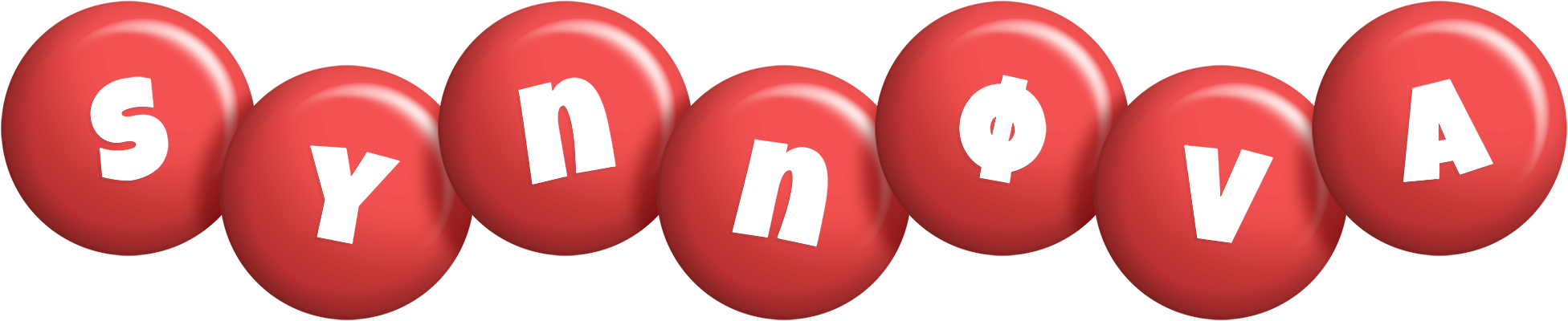 Synnøva candy-red logo