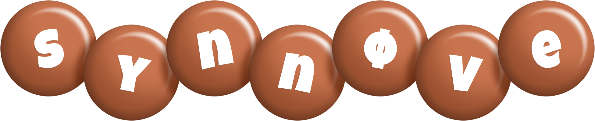 Synnøve candy-brown logo