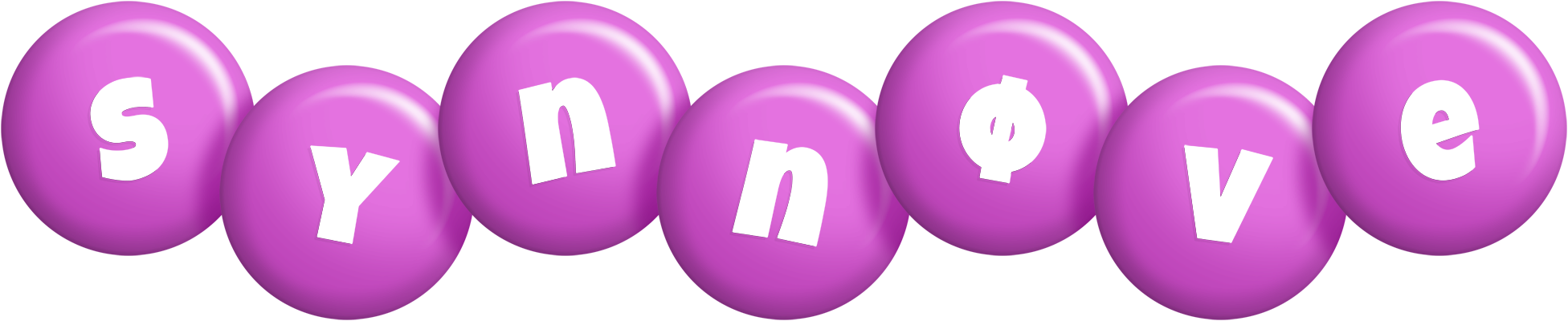 Synnøve candy-purple logo