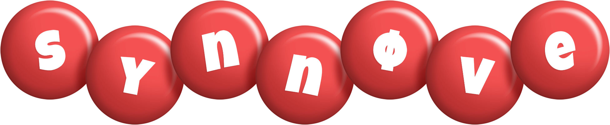 Synnøve candy-red logo