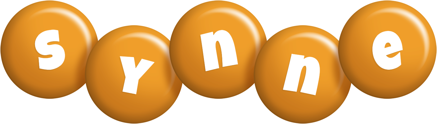 Synne candy-orange logo