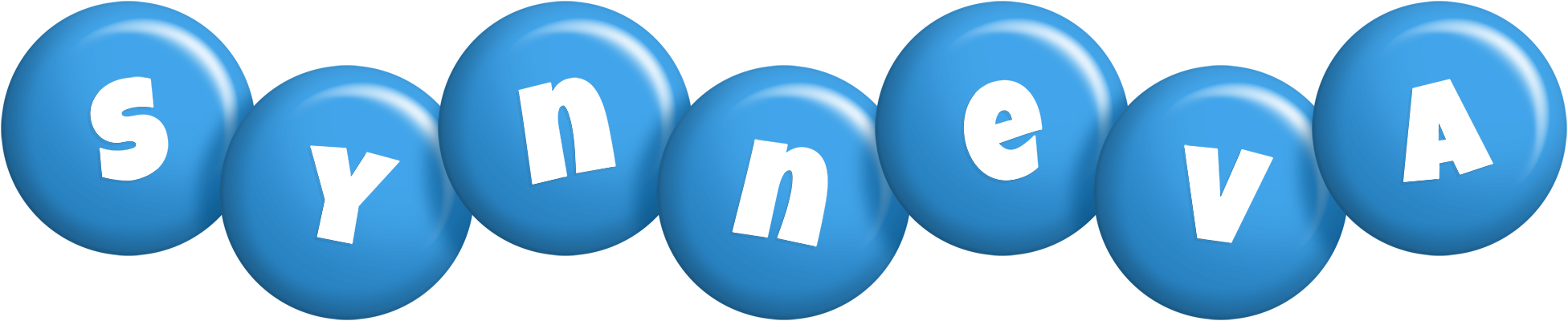 Synneva candy-blue logo