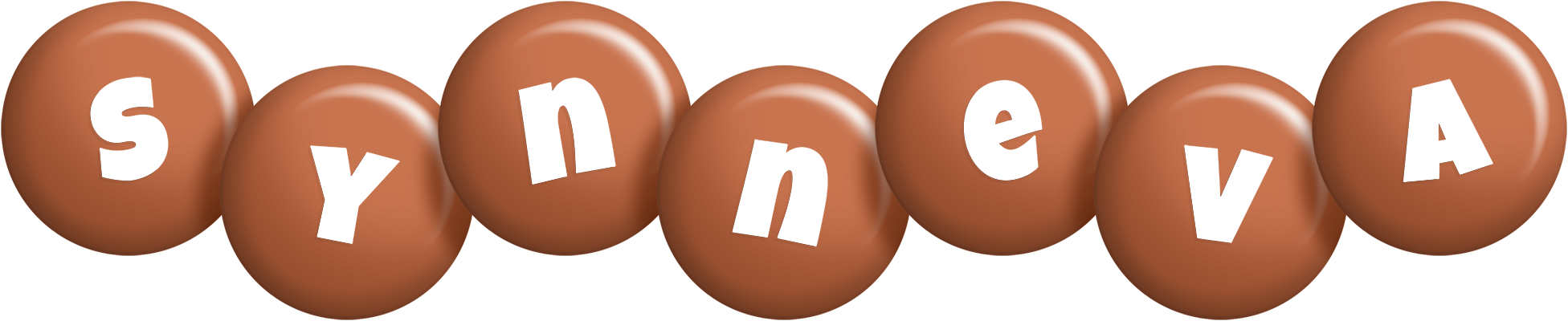 Synneva candy-brown logo